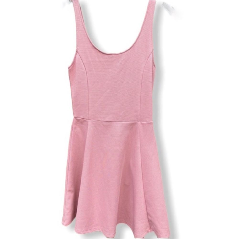 Divided H&M Ribbed Pink Dress